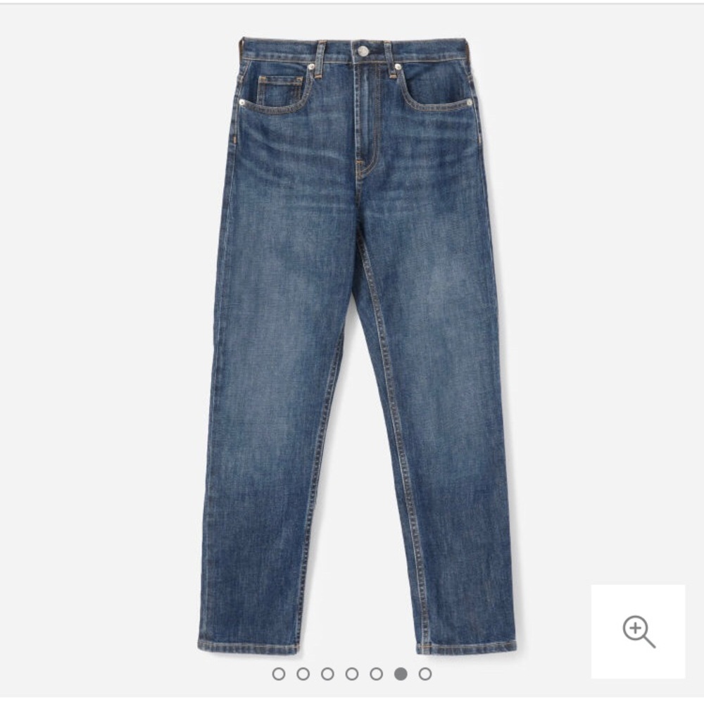 NWOT Everlane high waisted straight jeans S 28